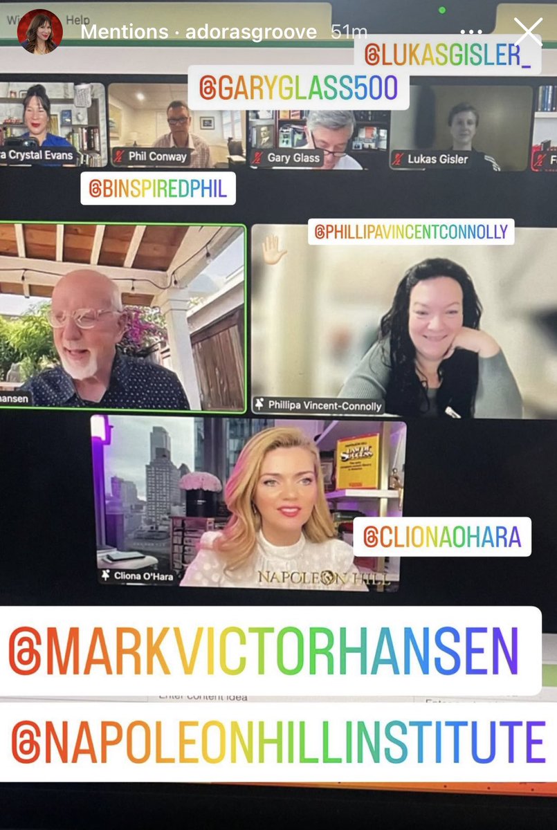 Oh my gosh! Mark Victor Hansen answered my question and spoke to me on a zoom call. How exciting!!!!! God works in mysterious ways.