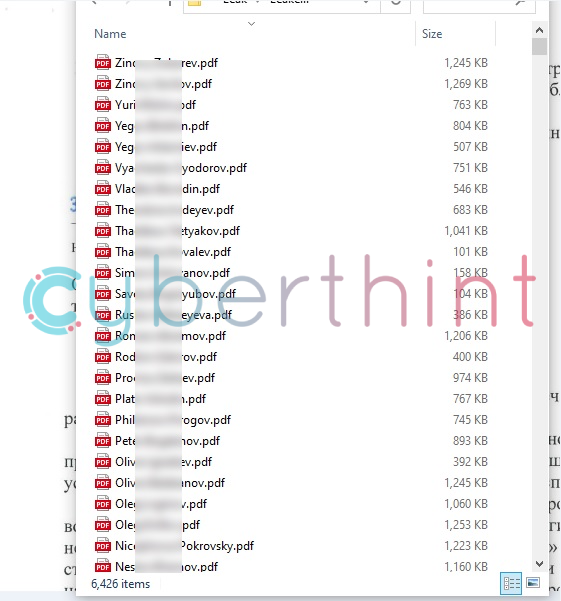 cyberthint's tweet photo. A threat actor has announced that it has put up for sale private data it claims belongs to #PMC #Wagner Group. #Leaked data; 14K weapon serial numbers (#KPVT, #LNG, #AGS etc.), 2 person data, 6.426 person IDs, and more.

The threat actor stated that this data will be sold to only 4 people. According to the reviews on a #crypto sharing platform where the files are sold, it is observed that 2 people are currently buying this leaked data.

It is estimated that the threat actor, who left a note at the end of the sale announcement, seized and leaked these files with the help of a person from the Wagner Group, with the phrase "Special thanks to one of Wagner person".

It is significant that this #leak was shared right after the death of Wagner Group leader #Yevgeny #Prigozhin...