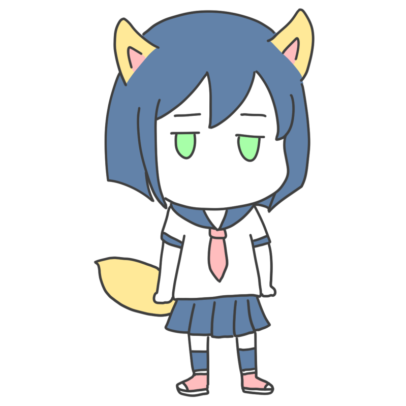 「 透過に気付いてかしこい!ゆるはっち置いておくね 」|べほ 𝕏のイラスト