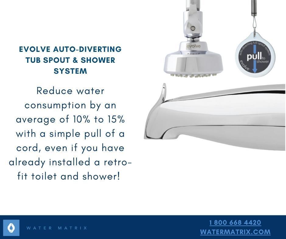 Water_Matrix's tweet photo. Reduce your consumption by as much as 15% with EVOLVE™! 
Get in touch - service@watermatrix.com

#Waterconservation #WaterUsage #Lowflowtoilets #Plumbingcontractor #WaterROI #Ontario https://t.co/iQHzxAlE90