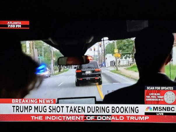 Update: According to MSNBC, Trump DID have a mugshot taken. #TrumpMugshot