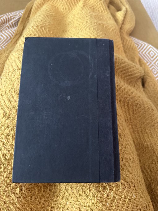 2 pic. Just bought a “new” hardcover book from @amazon and I RECIEVED A USED BOOK WITH CUP STAINS ON