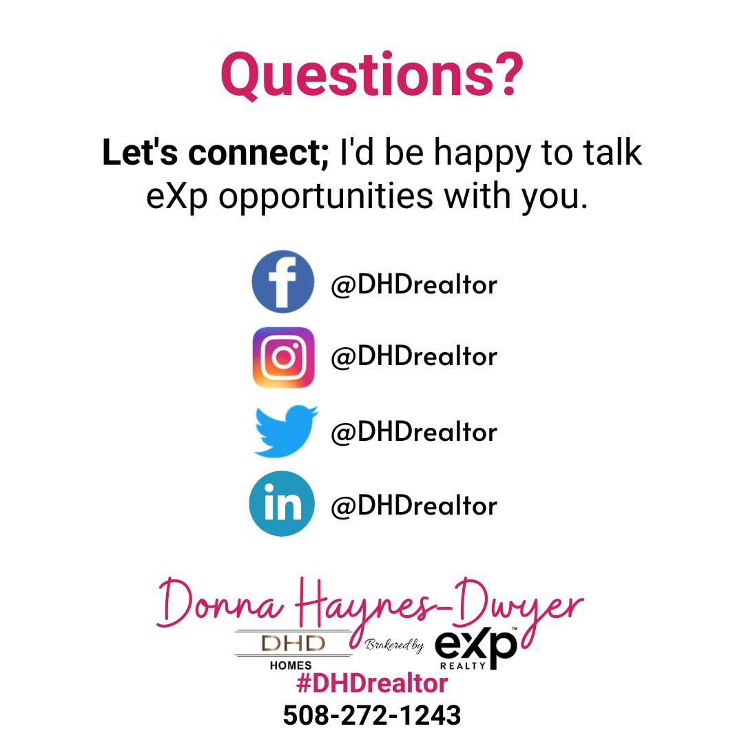 DHDrealtor's tweet photo. Could your future include eXpโ
Ready to learn more... Let's connect; I'd be happy to talk eXp opportunities with you. ๐ฑ๐๏ธ
#whyeXp #eXpopportunities #gotquestions #eXprealtyteambuilder #Icanhelp #DonnaHaynesDwyer #DHDrealtor #realestate #eXprealty #DHDhomes #eXpproud #eXprealtor https://t.co/H9bGeGTQTJ