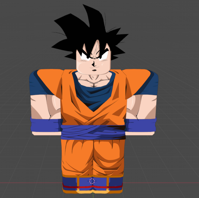 CynicalPan's tweet photo. #RobloxDevx #Roblox Goku textured :) https://t.co/43FKbKzfP1