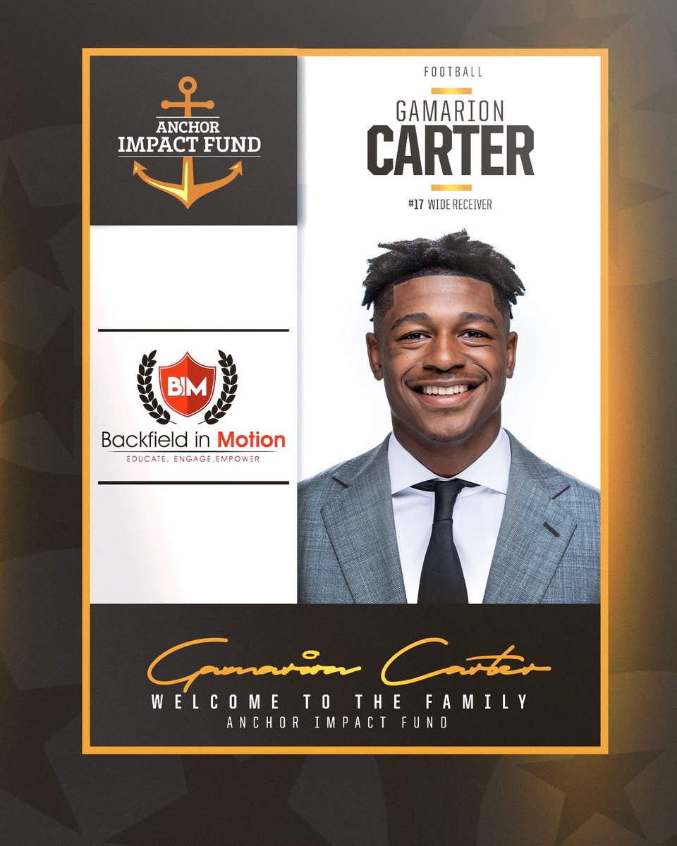 AnchorImpact's tweet photo. We know that @BIMNash is in good hands with wide receiver @therealcarter24. 

➡️ https://t.co/DuL2hOxaDx 

#AnchorImpact ⚓️ #VandyNIL https://t.co/CgCuIr8GFY