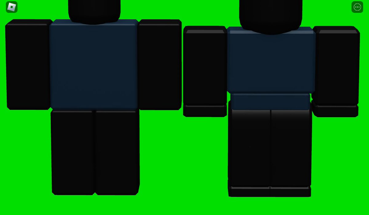 greenlegocats's tweet photo. Geez, R15 avatars adapted to mimic and replace R6 looks absolutely nothing like R6.
Roblox really has to make this adapted R15 avatar look way more like R6 if they're going to replace R6 with it. The look is off, the size is off, even the camera is off. https://t.co/OVrBVN8be2