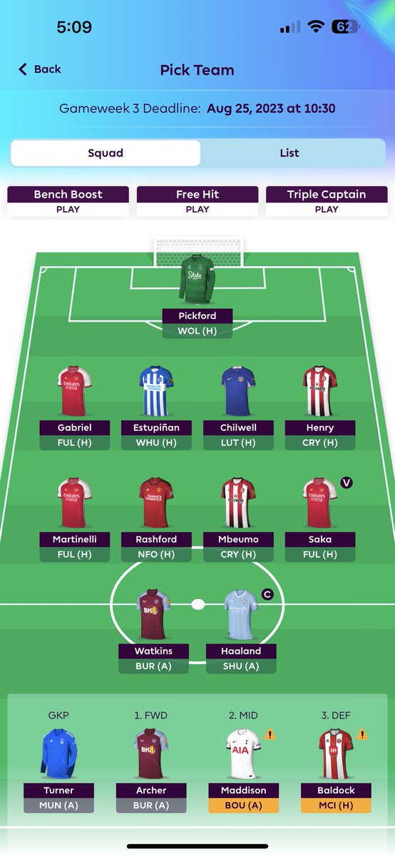 orileyorourke's tweet photo. @FPL_JianBatra Would be taking the -4. Still worth it? Ive been going back and forth and feel like im going to want to get rashy out potentially next week https://t.co/z3VVrDgeTw