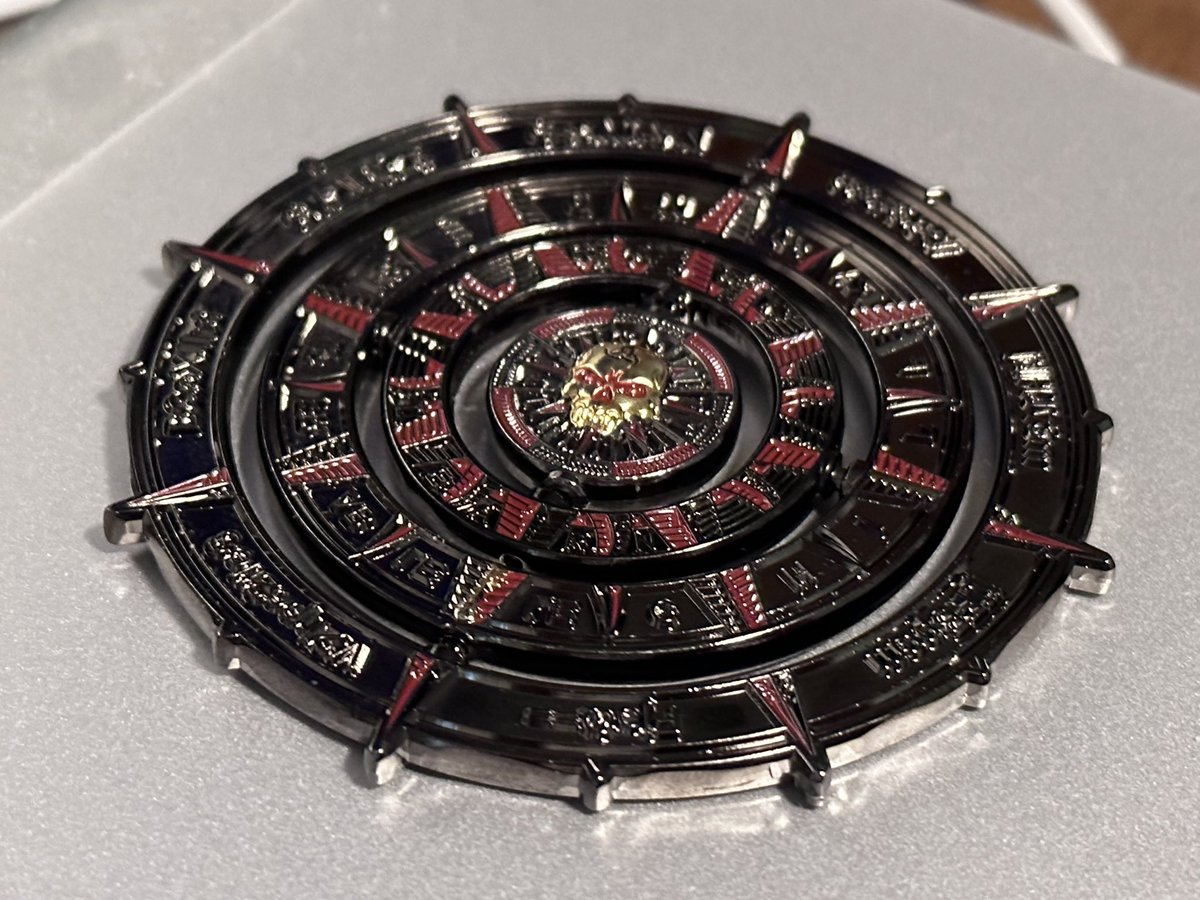 existenzkampf's tweet image. One of the most incredible challenge coins I have, and I don't know who made it.
@BSidesLV @djdead