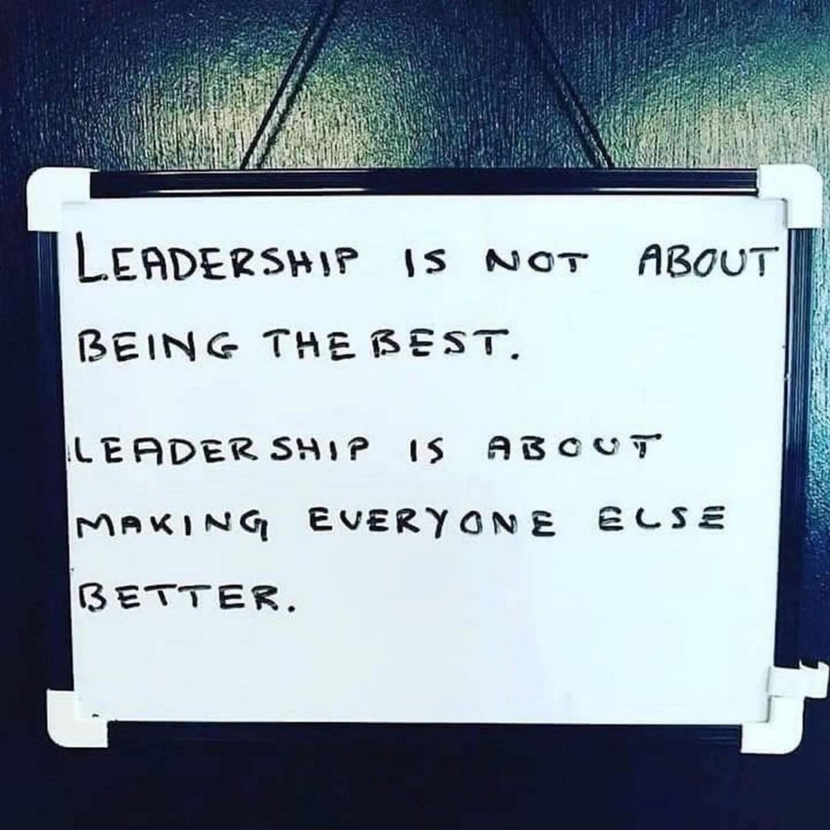 If you think being a leader means you’re the important one, think again. A good leader is someone who focuses on bringing the best out of those he leads, not someone who is focused on his status and importance as a leader. #edchat #leadership