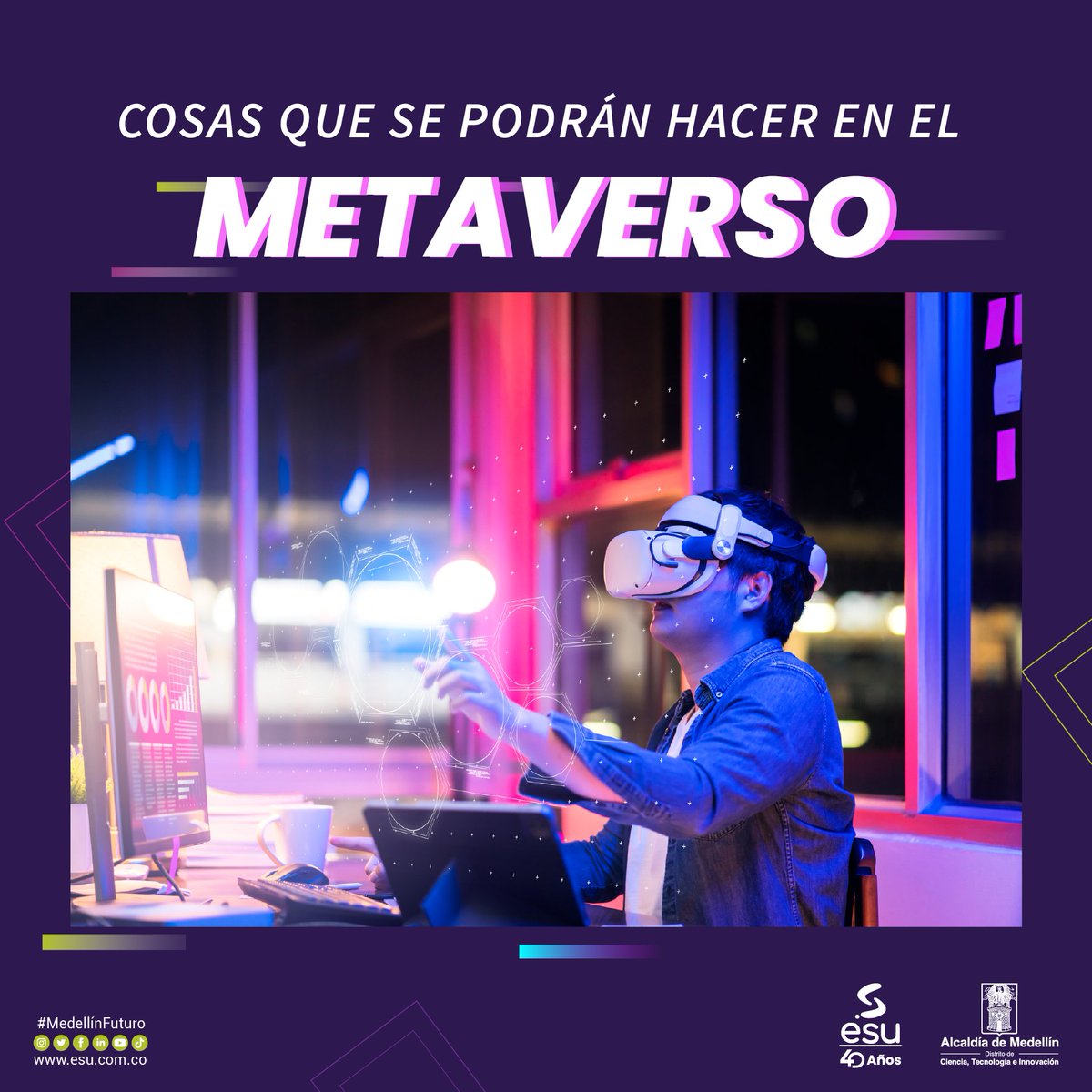 esumedellin's tweet image. 🌐🌄 Descubre cómo la tecnología está creando puentes entre realidades. Únete a la revolución que redefine la interacción humana y desbloquea un futuro de infinitas oportunidades.  #TheCloud. #Metaverso #TecnologíaAvanzadahttps://open.spotify.com/episode/5P3Po9hX3RVhqNaNv2XawA