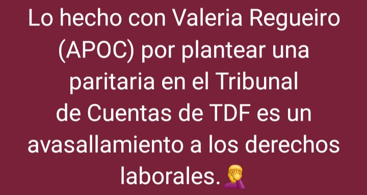 ChristianHervi3's tweet photo. Es algo inpensado a esta altura de nuestra democracia. Se busca que sea una medida aleccionadora??? https://t.co/AeChSIbBsN