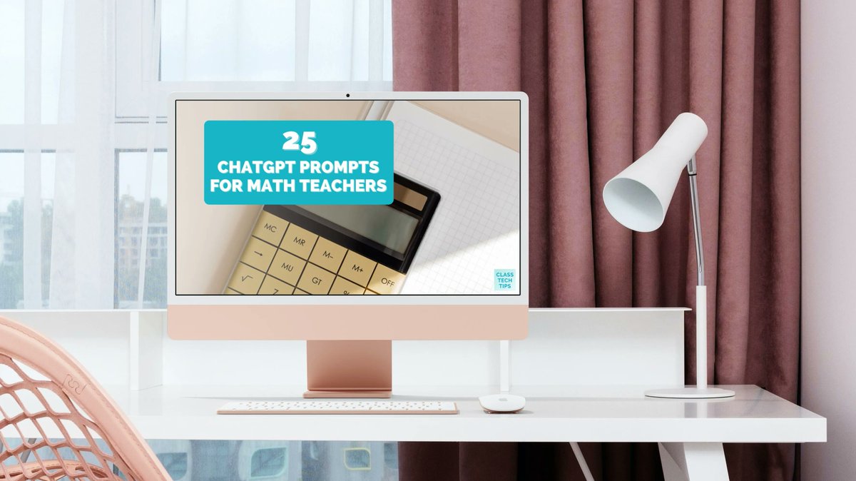 ClassTechTips's tweet photo. 📝 Looking for innovative ways to teach math? 

Here's 25 ChatGPT prompts to inspire: https://t.co/KGjixpgpMC #InnovativeMath #EdTech #ChatGPT https://t.co/Wuvvn5iAyI