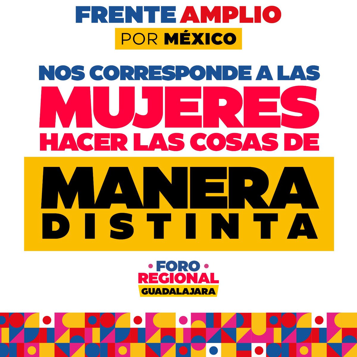 ¡Hoy es el día! 🌎🇲🇽 En el cuarto foro regional del Frente Amplio por México, las aspirantes discuten el papel de México en el mundo y las oportunidades que podrían surgir. ¡No te lo pierdas! #ForoGuadalajara
