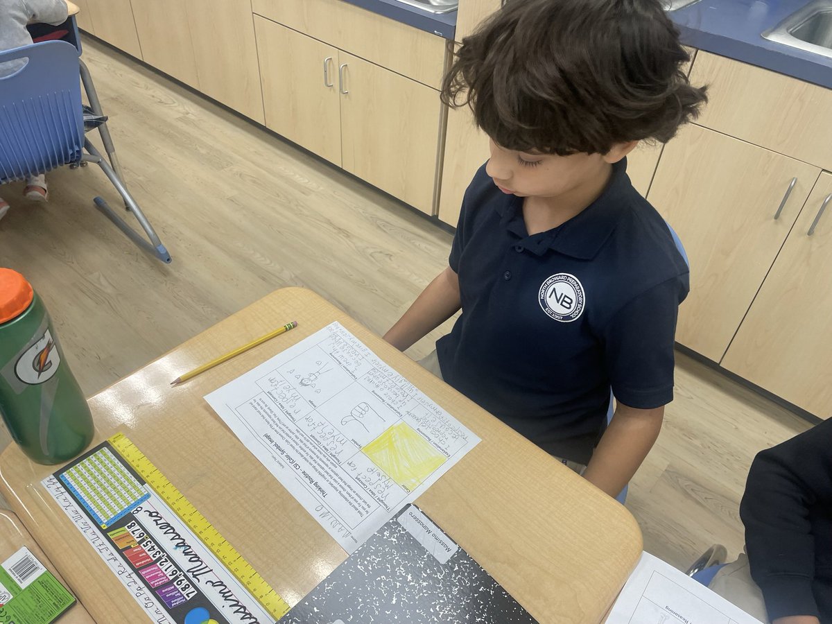 3rd graders competed a color, symbol, image today as they reflected on the Honor Code.