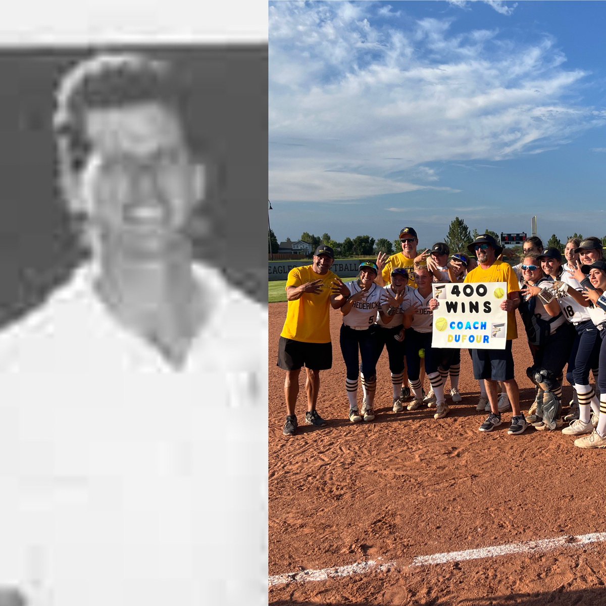 Congratulations coach Dufour on 400 wins, and wow #400 was a fun one 9-8 over <a href="/NHSGrizzly/">Northridge Athletics</a> SB.  FHS SB now 4-0 on the season. #stvrainstorm <a href="/BoCoPreps/">BoCoPreps</a> <a href="/goSVVSD/">Chase McBride</a> <a href="/GoldenEaglesFHS/">FHS Golden Eagles</a>