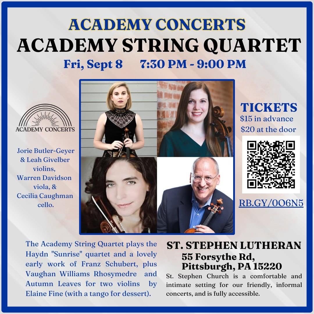 dps11's tweet image. We have a recital series now at St. Stephen Lutheran. Join us  on September 8!