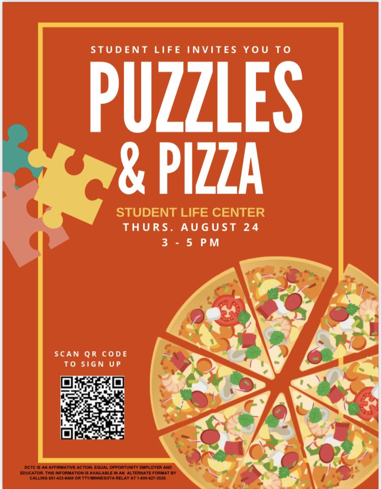 AnnaVoight's tweet image. This was the best event EVER tonight! So fun!

@dctc students - Email me at Anna.Voight@dctc.edu with ideas for other events you would like to see offered through Student Life!