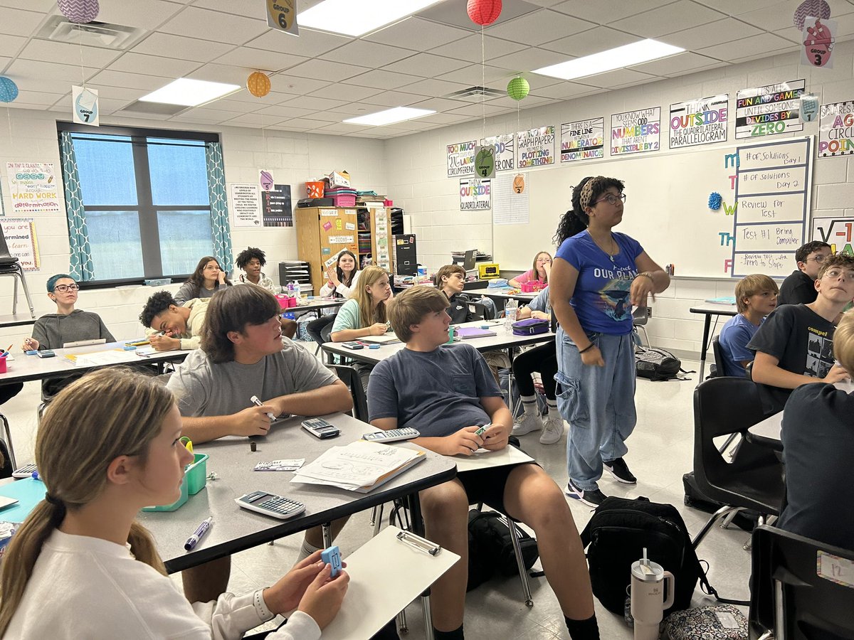 arbarker23's tweet photo. Best way to review for a test? Throw POOP at the board! Hit a problem and solve it on the whiteboards. What an amazing way to incorporate fun into math! 💙❤️💩 #LMSPats https://t.co/0o45Yfjgdt