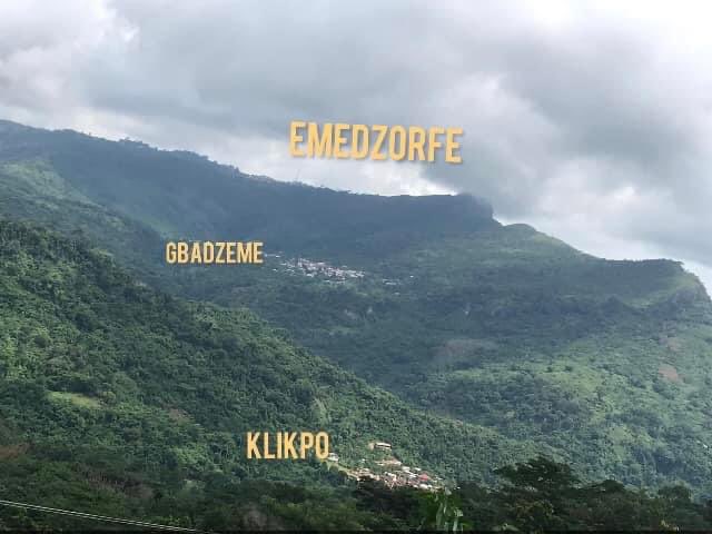 #VisitVolta: A view of Amedzofe, Klipo & Gbadzeme from Logba Tota all in the Volta Region of Ghana. 🇬🇭