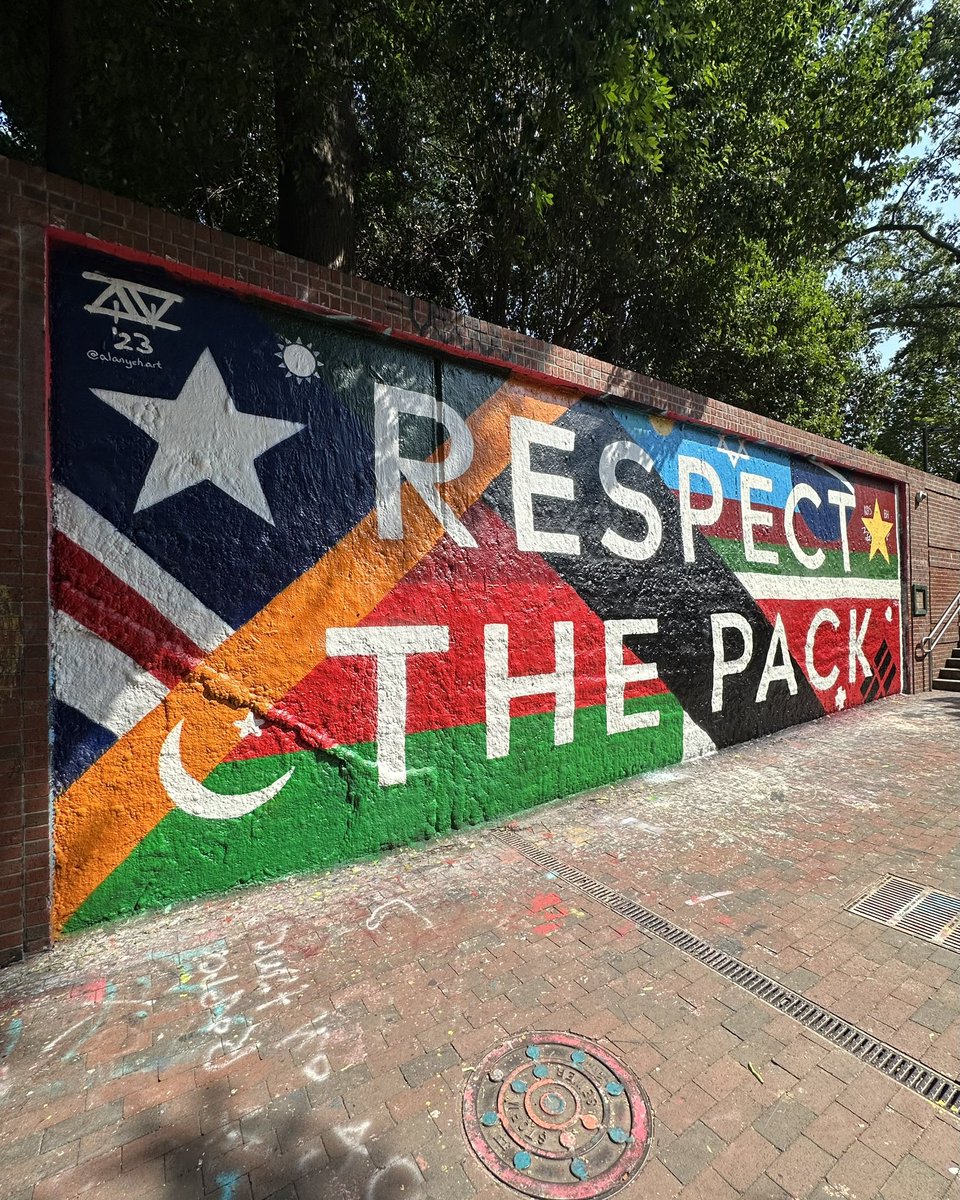 NCStateCALS's tweet photo. At this yearโs Respect the Pack event, we celebrated the diversity of our Wolfpack and the importance of inclusion at NC State. Students made their mark and solidified their commitment to #RespectThePack! ๐ค๐บ https://t.co/8ILSHM7VMB