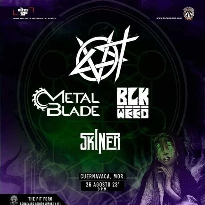 NicoleGuz85's tweet photo. #Musica Para los amantes del #Rock la banda #Skiner la mejor opción. Te esperan el 26 de agosto en @CuernavacaGob en #ThePitForo ubicado en Boulevard Benito Juárez  111. Y a los que tengan más ganas de verlos estarán el 8 de septiembre en el #LadTour del #Aquelarre @TolucaGob https://t.co/1ikRZ7iTZ0
