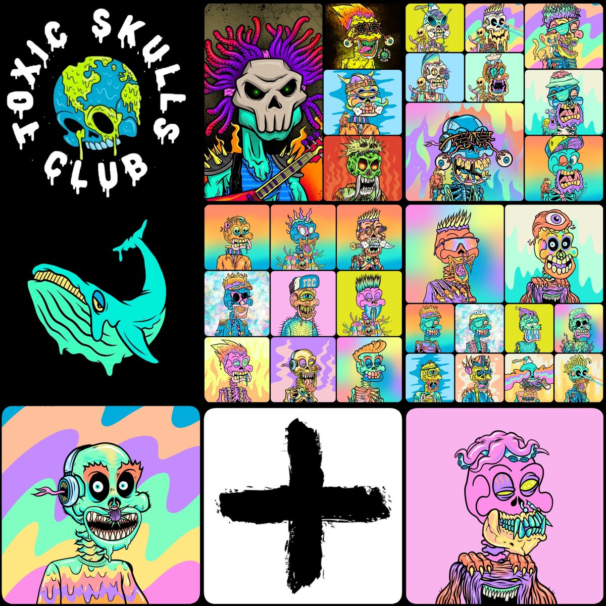 "Just bought the two missing skulls, making it 31 in total. I'm now a whale in the <a href="/ToxicSkullsClub/">Toxic Skulls Club</a> project! Feeling bullish about this and excited to build for the future. A new whale has arrived, let's rock and roll!" 🔥🔥💎🐳🚀💀🇧🇷🎸
#NFTCommunity #NFTCollection #TscRaidDay