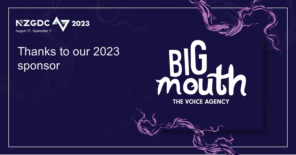 nzgda's tweet image. ๐Taking a moment to show our gratitude to Big Mouth for helping to make NZGDC an unforgettable event.ย
Don't forget to go and visit their recording booth on level 2๐ฎ๐ #NZGDCย #GameDevelopmentCommunity #ThankYou