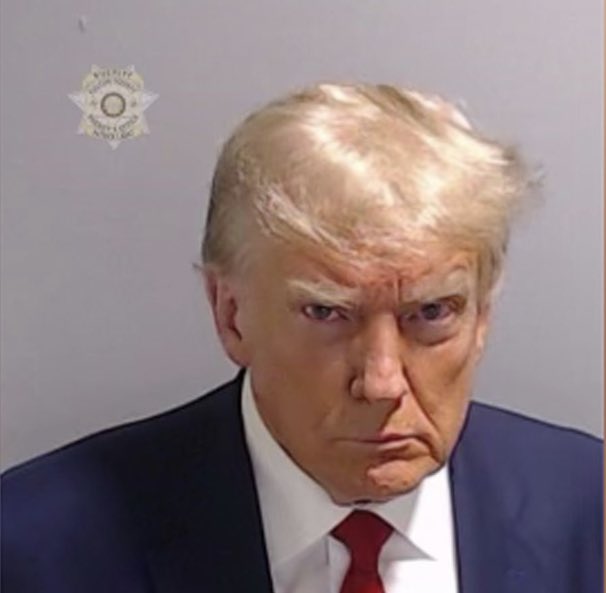 #JustIn: Mugshot of former President Donald Trump