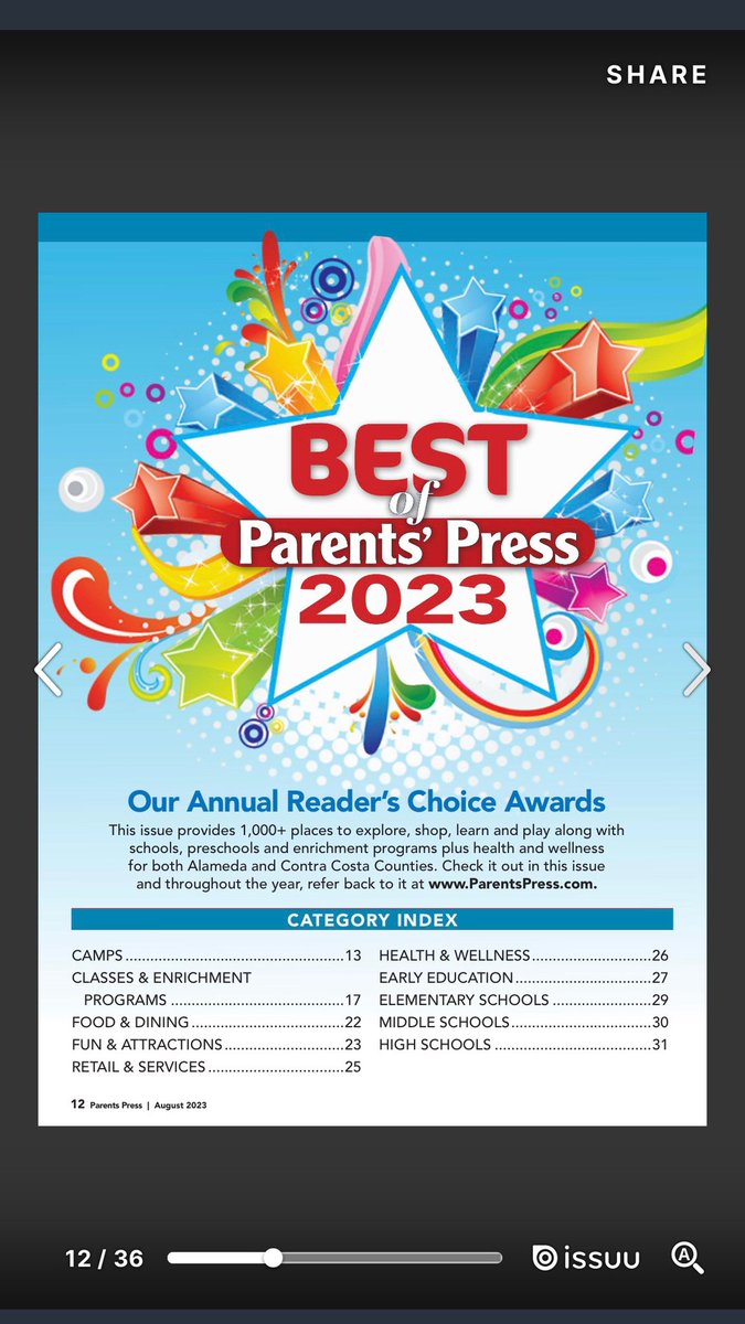 Worldwide_Cares's tweet image. Congratulations to @Holbrook_Cares and @HolbrookMDUSD for winning in multiple categories in this year's Parents' Press "Best Of 2023" Awards. #Jettingtosuccess #ExpandedLearning #Bilingualism @CARES_ELP @MtDiabloUSD @ParentsPressEB issuu.com/parentingmedia…