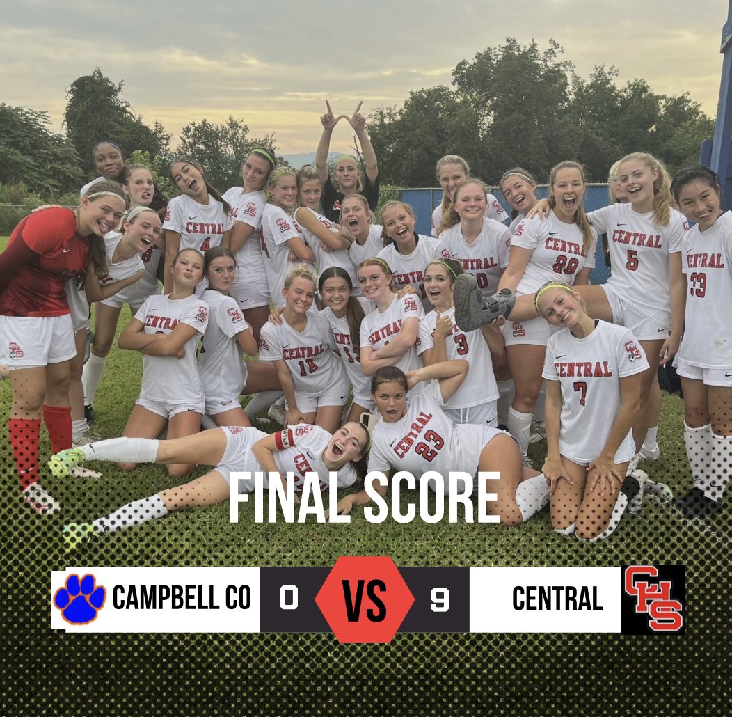 Girls win in dominating fashion tonight over Campbell Co. 

8 different players had goals 🔥🔥