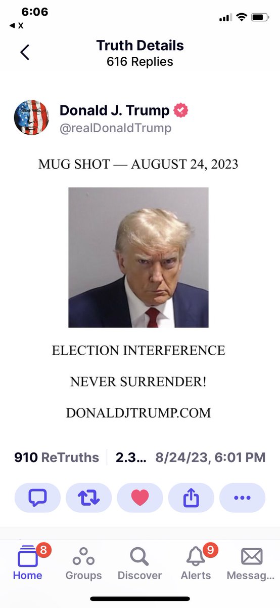 CynDlouN's tweet photo. Confirmed by the boss man himself! #Trump2024 #TrumpWon https://t.co/GDNe8OM0JU