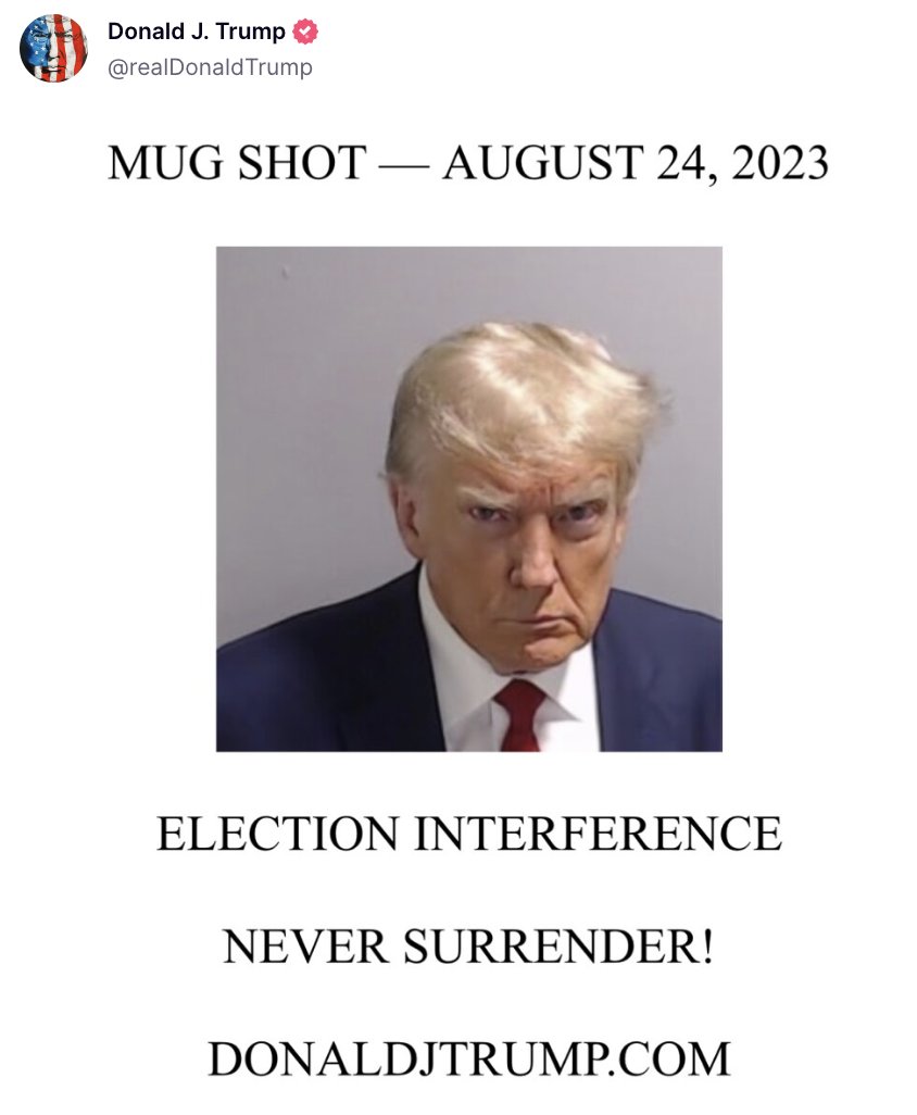 "NEVER SURRENDER!" says the man who just surrendered