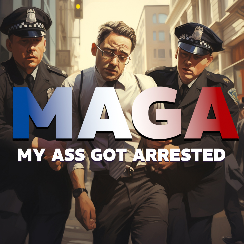 r5_creative's tweet photo. #maga #trump #selfreported #arrested #drumpf @gop #gop @cnn #bnn @msnbc #msbnc #hammer https://t.co/HkWhH2rqJv