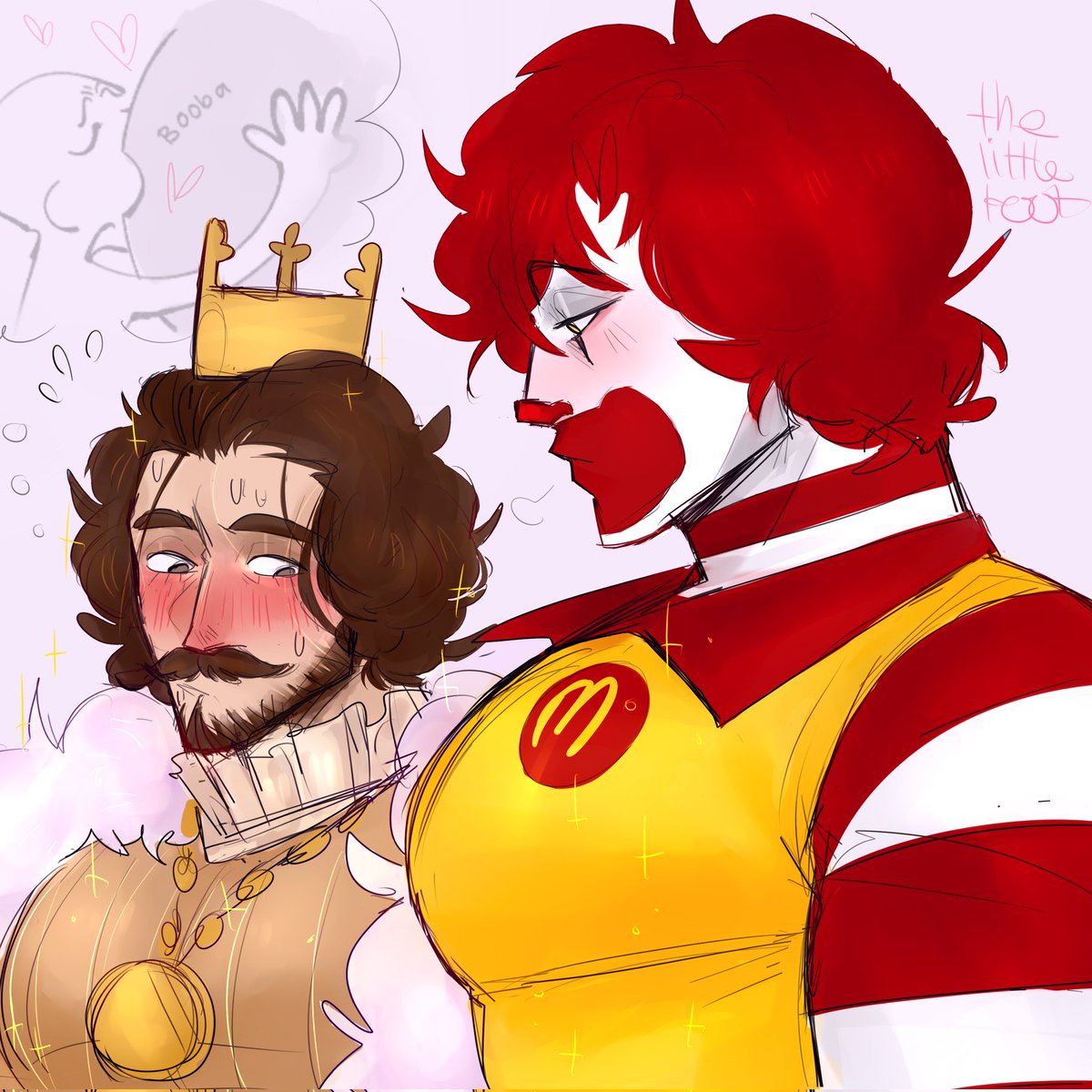 LSinbin's tweet photo. Those look heavy 🤲
#ronaldmcdonald #fastfood #burgerking https://t.co/SkKeYoBpaz