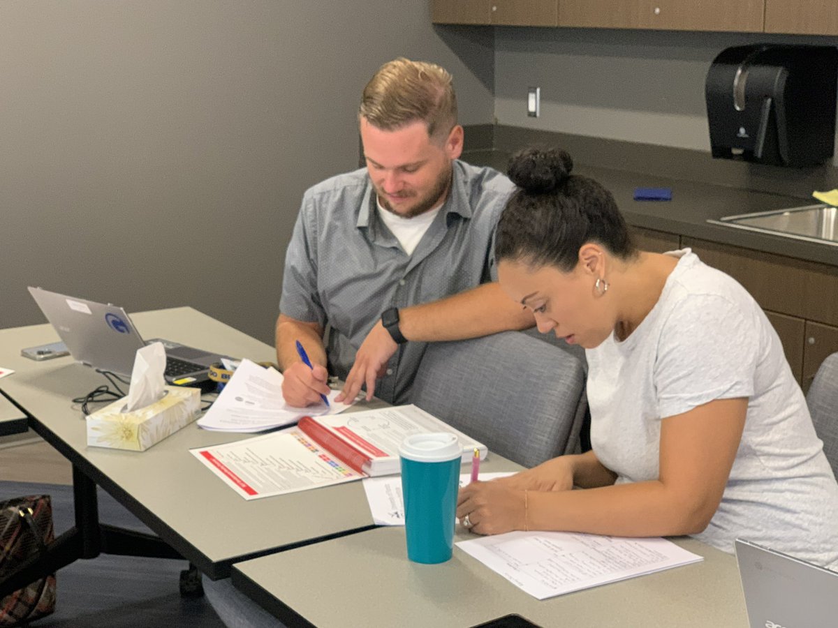 New teacher IRLA training today.