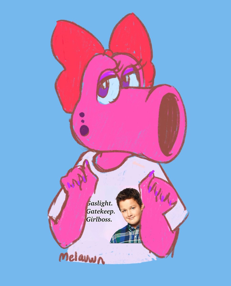 melauwn's tweet photo. Gaslight gatekeep girlboss Birdo https://t.co/XqtmQi0jUW