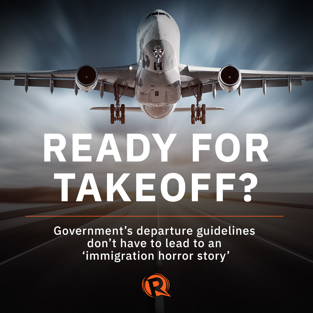 rapplerdotcom's tweet image. Here’s what you should know about the revised departure requirements released by the Inter-Agency Council Against Trafficking (IACAT) for Filipinos traveling abroad.