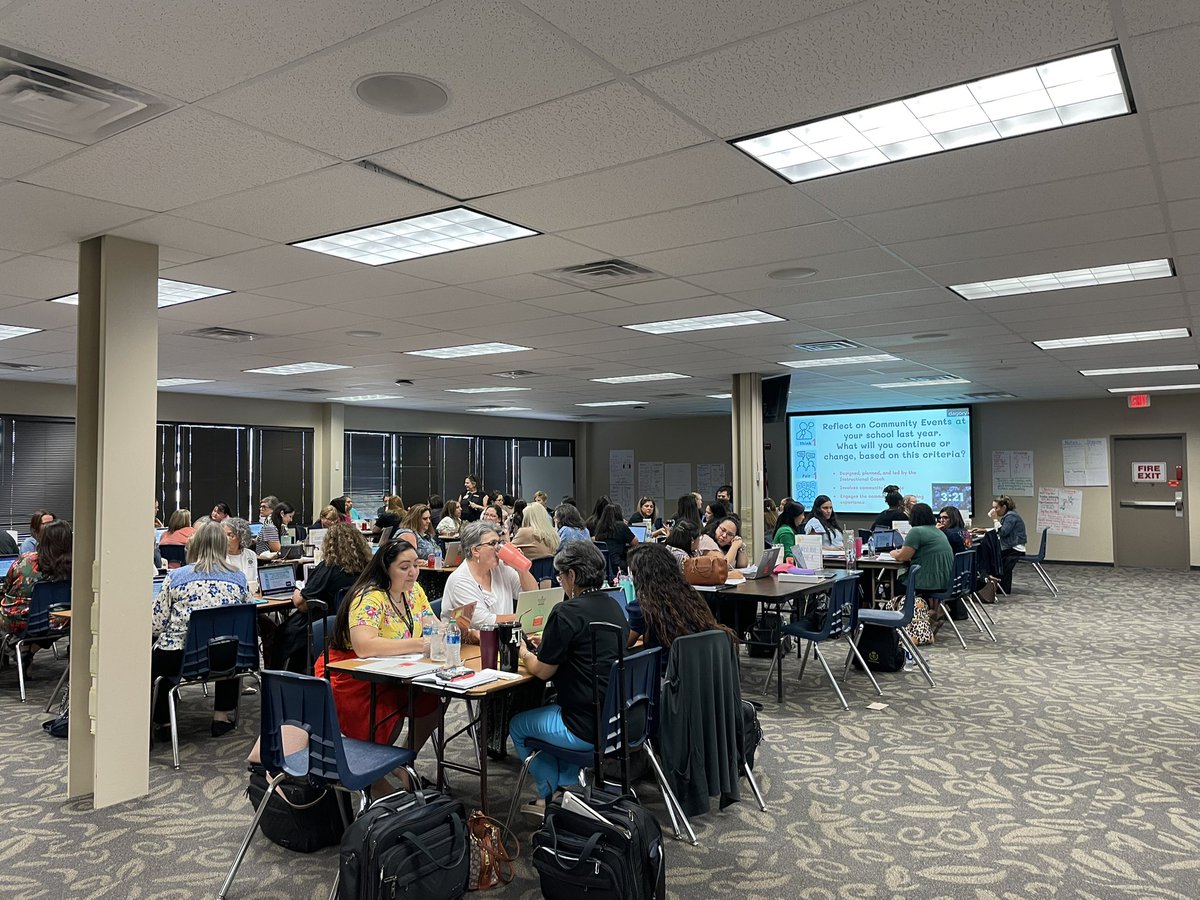 Dr. April Muzquiz (@muzquizapril) on Twitter photo Full house at the first 23-24 Elementary Instructional Coaches’ Meeting. Never underestimate your impact. 🙌🏻<a href="/DrEsparzaCL/">Dr. Christie Esparza</a> @lrcavazos #EveryoneNeedsACoach #theNEISDway Full house at the first 23-24 Elementary Instructional Coaches’ Meeting. Never underestimate your impact. 🙌🏻<a href="/DrEsparzaCL/">Dr. Christie Esparza</a> @lrcavazos #EveryoneNeedsACoach #theNEISDway