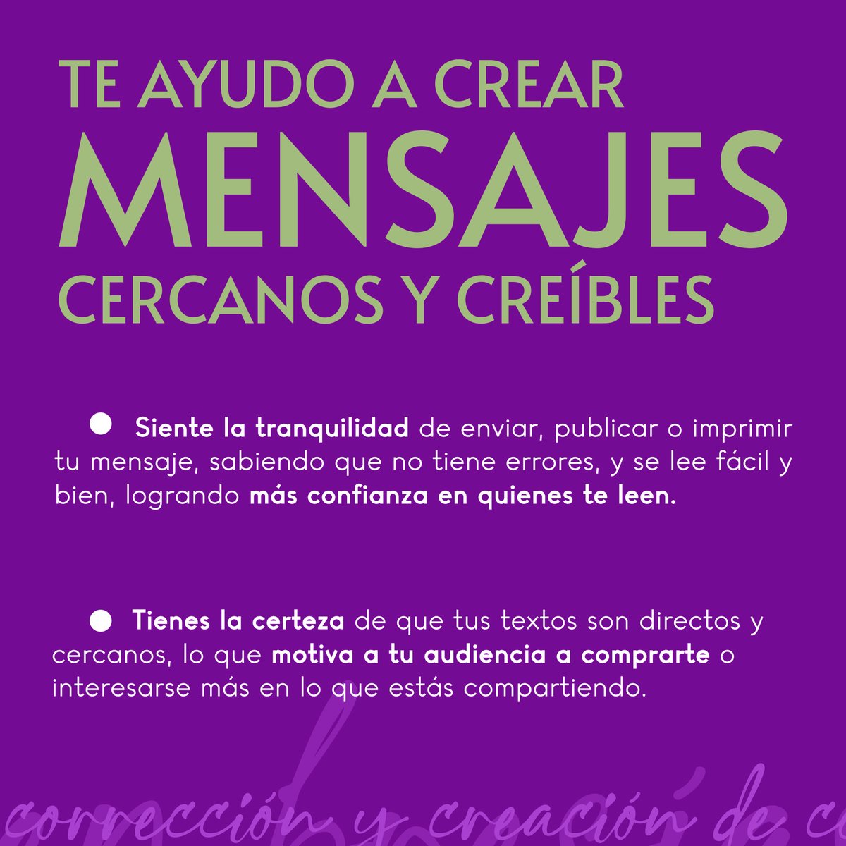 misionconecta's tweet photo. Nuevas membresías en Misión Conecta de corrección de textos y creación de contenidos. Envía correo a diana@misionconecta.com para mandarte más info. 😎 https://t.co/ZfmqkimyHl