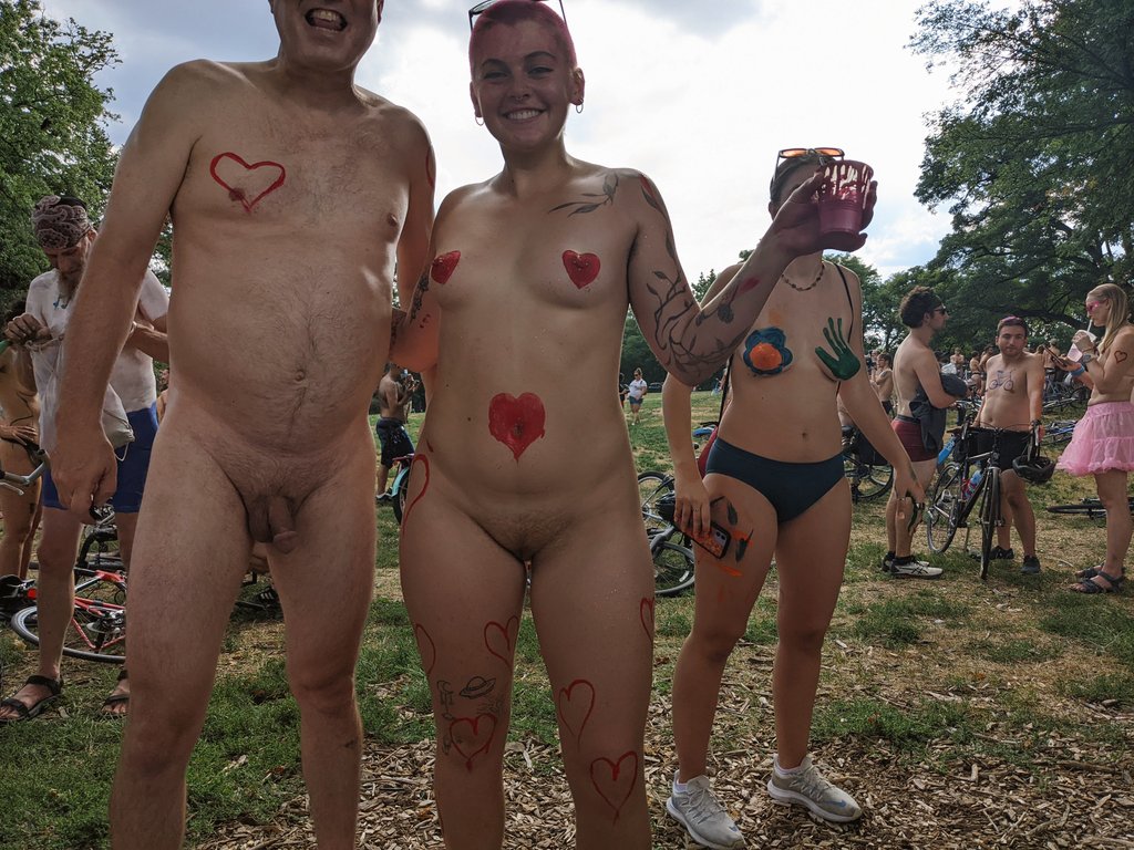 argle55's tweet photo. World Naked Bike Ride #wnbr #pnbr #nude #naked https://t.co/RJwODBYYQC