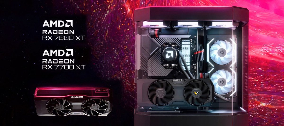 AMD’s new RX 7700XT and 7800XT are set to be revealed soon… Which NVIDIA users will make the switch? 🤔 #AMD | #gamescom2023