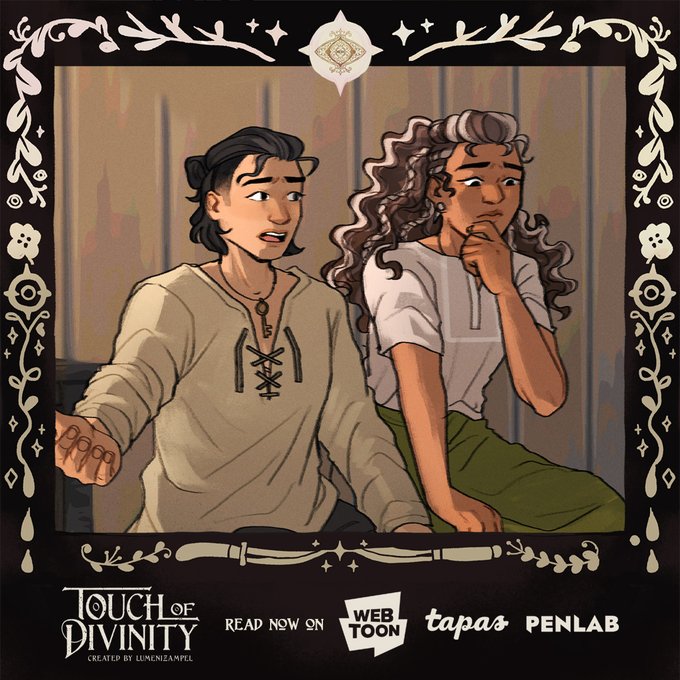 ✋ Touch of Divinity UPDATE! ✨  Read Episode 4, Part 1 on: Webtoon: https://webtoons.com/en/challenge/touch-of-divinity/list?title_no=880330 Tapas:  #TouchofDivinity #webcomics