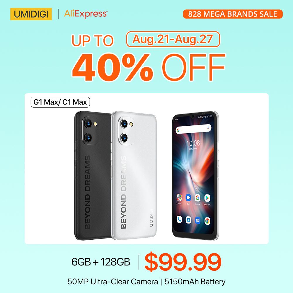 umidigi's tweet photo. 💪 Maximize the potential of smartphones at #AliExpress828 Mega Brand Sale, starting at $79.99. With a robust 5150mAh battery, these devices keep you going.🔋💥
#UmidigiG3🛒https://t.co/Dkk9Xcfs5i
#G1C1Max🛒https://t.co/RspeoTC8Ie
Join Giveaway🎁 https://t.co/xwlIiygX60 https://t.co/1lAkeBJwvE