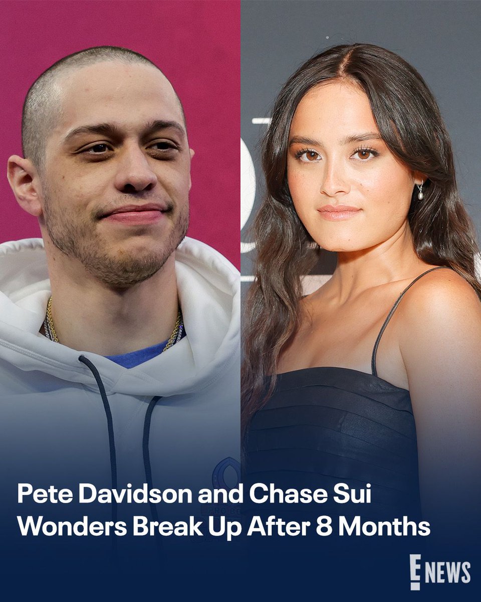 Pete Davidson and Chase Sui Wonders, who seemingly confirmed their romance in January, have broken up. eonli.ne/3Eb9nq5