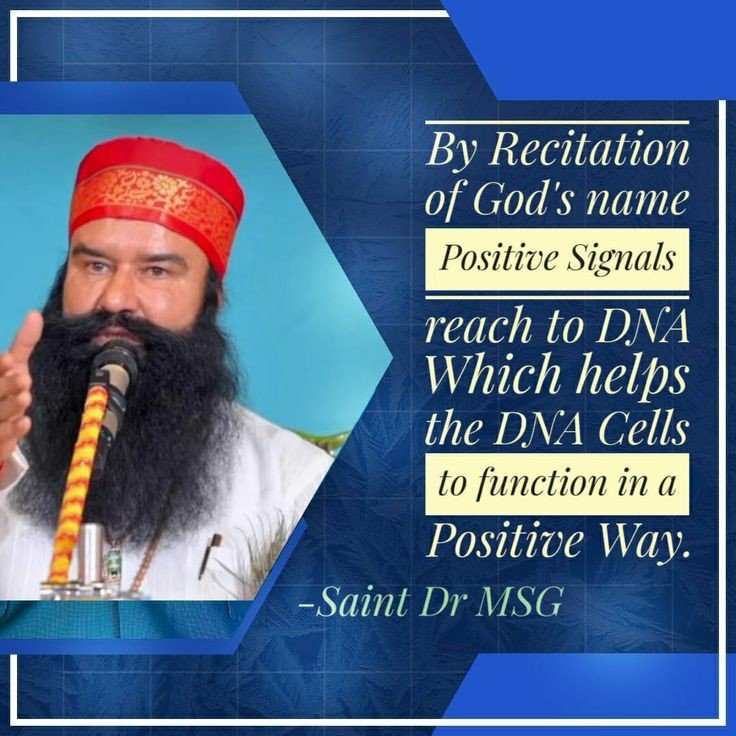 PoojaInsaa77's tweet photo. The DNA in our body is like a power house, which makes our body strong. Saint MSG Insan says that if the DNA itself is strengthened, then there will never be any disease in the body, for this the method of continuous meditation Practice #PowerfulDNA https://t.co/G1nMgMsdfV