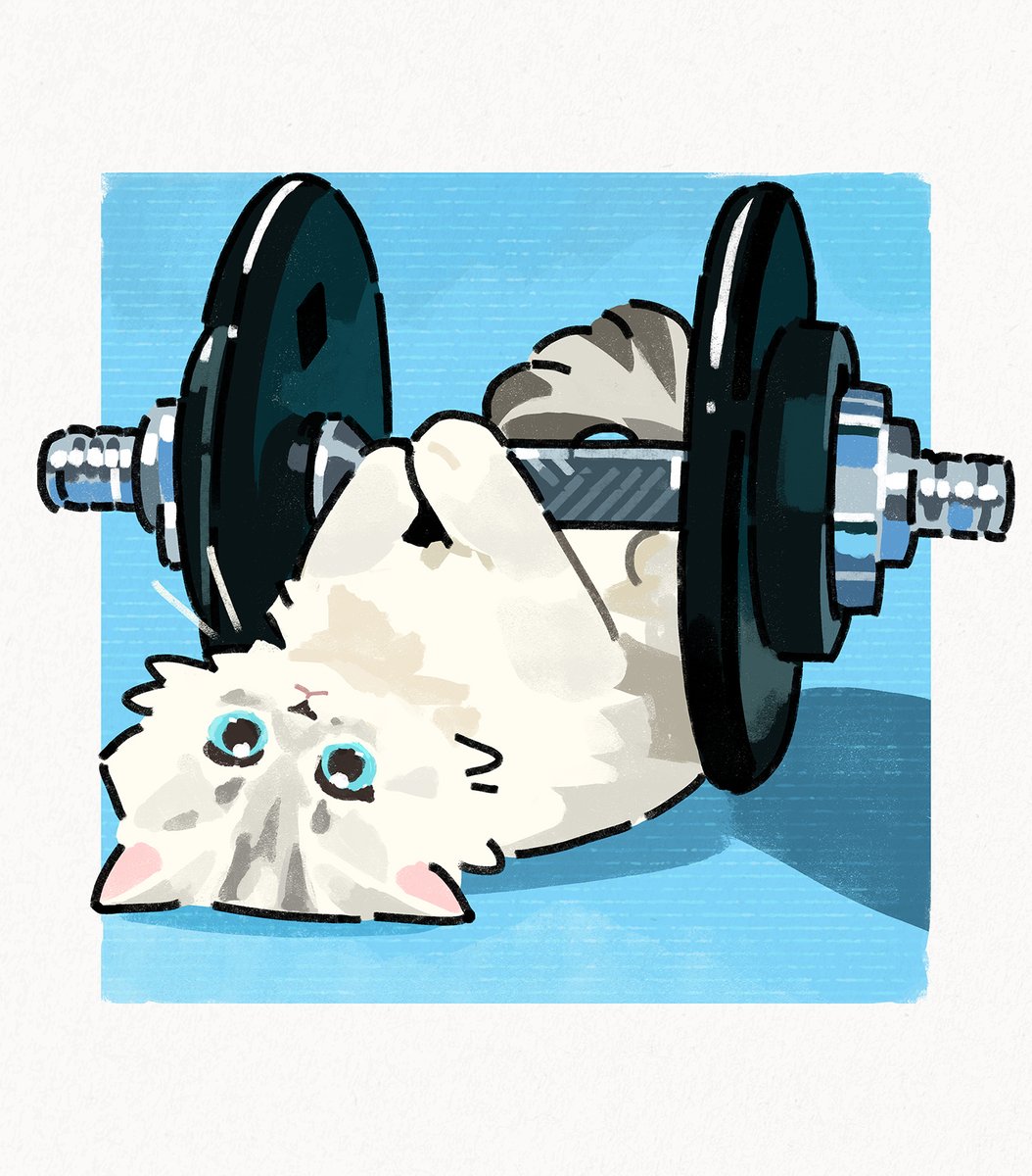 gentleeeeeeecat's tweet photo. 💪😼 https://t.co/92Ntl6ALXs