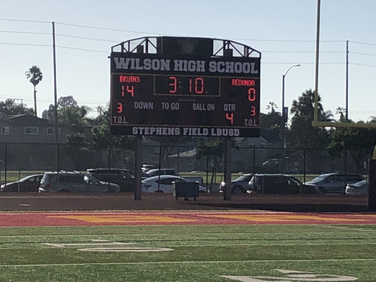 LBWilsonFootbal's tweet photo. Great way to start the JV season with a 14-0 Bru-Win over Redondo. Let’s keep it rolling!!! 1-0 https://t.co/lLPUNYn3vc