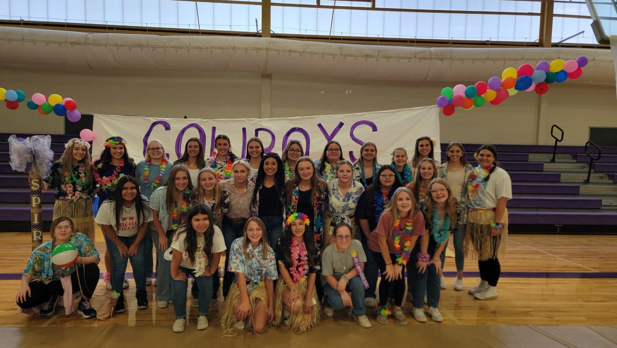CoachFinger21's tweet photo. It was a great first pep rally for the football team!! 💜💛💜 https://t.co/pH7arHwZY0