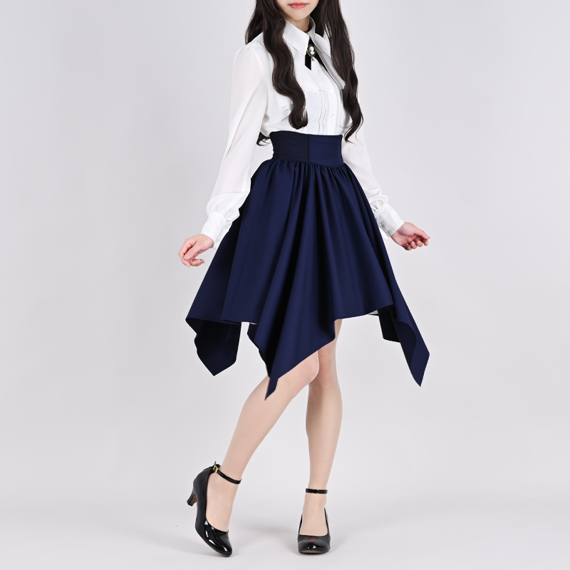 NO.S PROJECT ハンカチーフヘムスカート ブラック Lサイズ ノスプロ NO.S PROJECT ハンカチーフヘムスカート ブラック Lサイズ