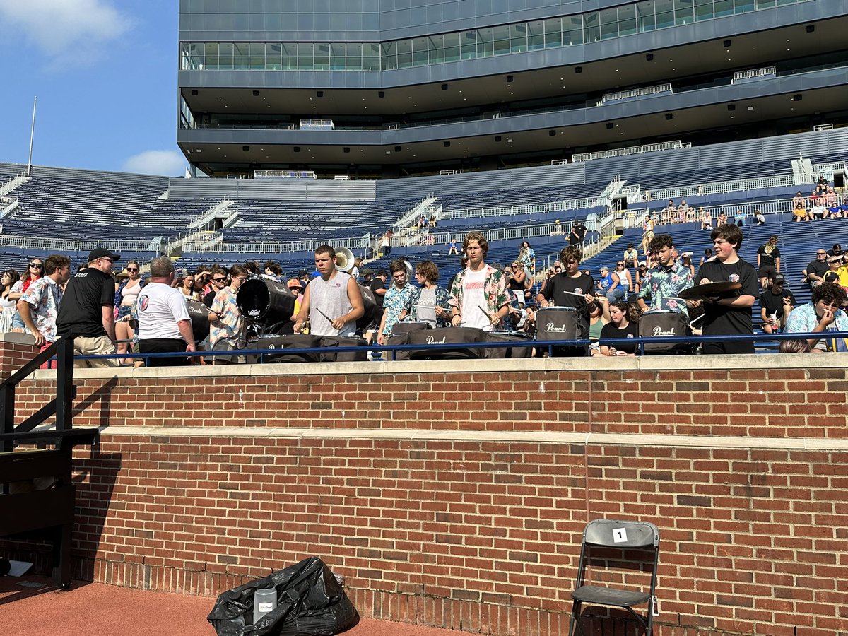 Proud to be an Eagle today! Our kids made us proud on the field, on the sideline, and in the stands! Such a fun way to kick off football season with a W at the big house! #wearelakeland 🦅💙